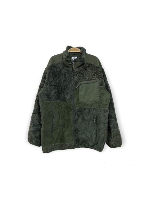 Engineered Garments Engineered Garment Fleece Jacket Hybrid Distressed