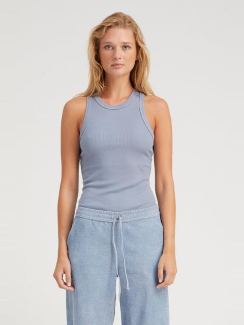 SPRWMN STEEL BLUE RIB RACER TANK