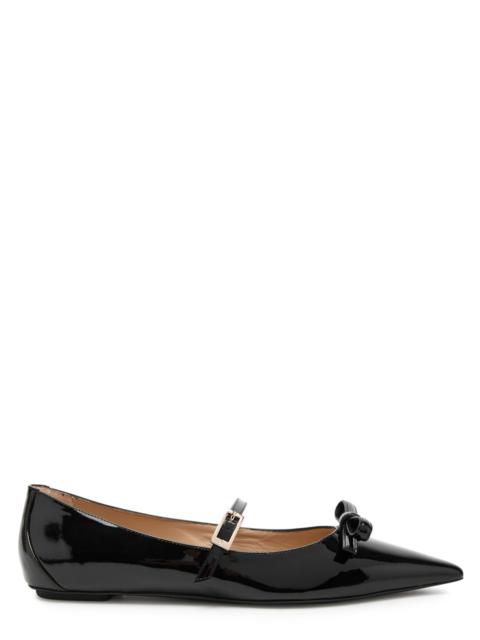 Stuart Weitzman Felicity Patent Leather Mary Jane Flats