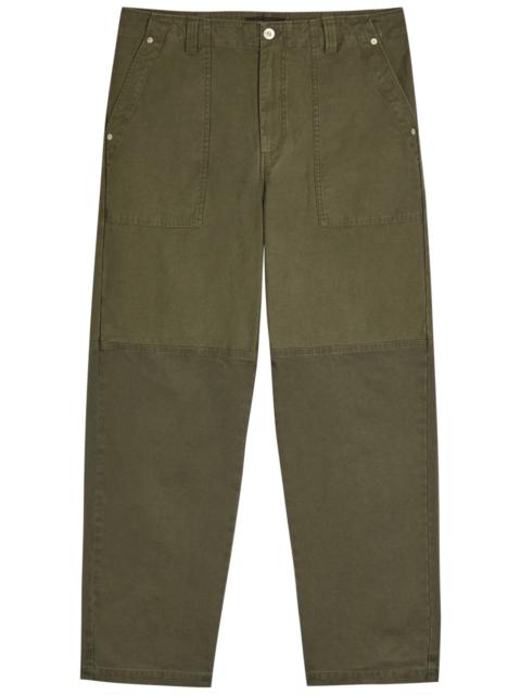 WALES BONNER Wales Bonner Brixton Panelled Tapered-leg Trousers