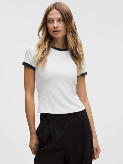 lululemon Hold Tight Micro-Rib Straight-Hem T-Shirt