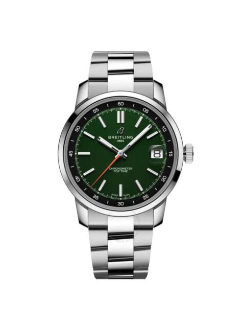 BREITLING Breitling Top Time B31 Hand Wind Chronometer Green Dial Men's Watch AB3113171L1A1