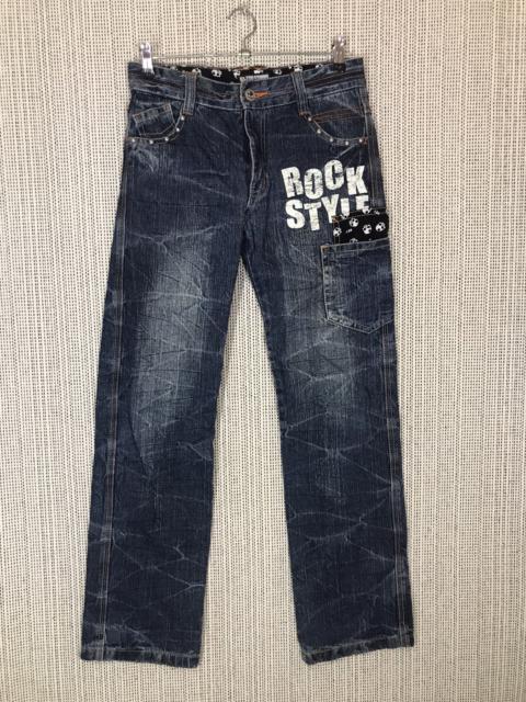 Other Designers GOSTAR DE FUGA × Japanese Brand × Seditionaries - 🔥FLARED🔥JAPANASE BRAND BA-TSU STUDIO SKULLS DENIM ‼️