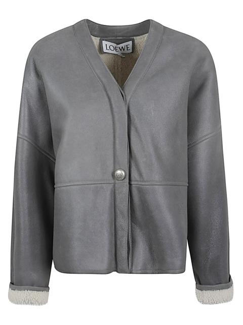 Loewe Loewe Women Pebble Leather Jacket