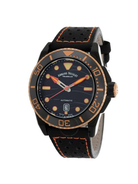 Other Designers Armand Nicolet JSH Automatic Black Dial Men's Watch A480PQS-NO-P0668NO8