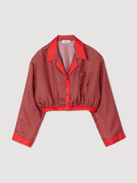 Sandro SCARF PRINT SHIRT
