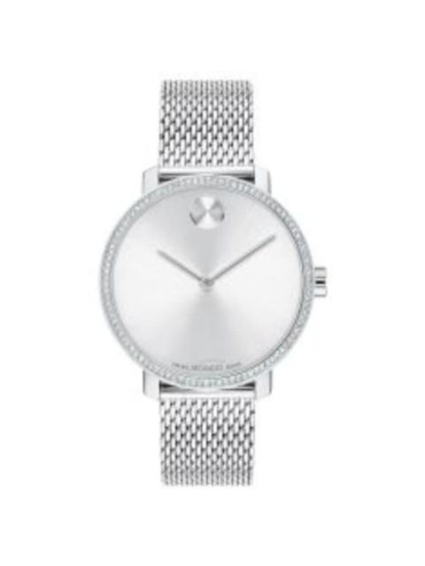 Movado - Movado Bold Shimmer Quartz Silver Dial Ladies Watch 3600840