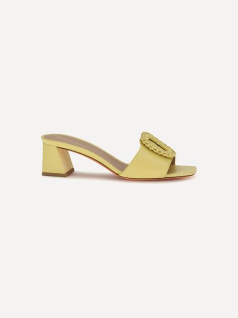 Santoni Leather Sandals Mules