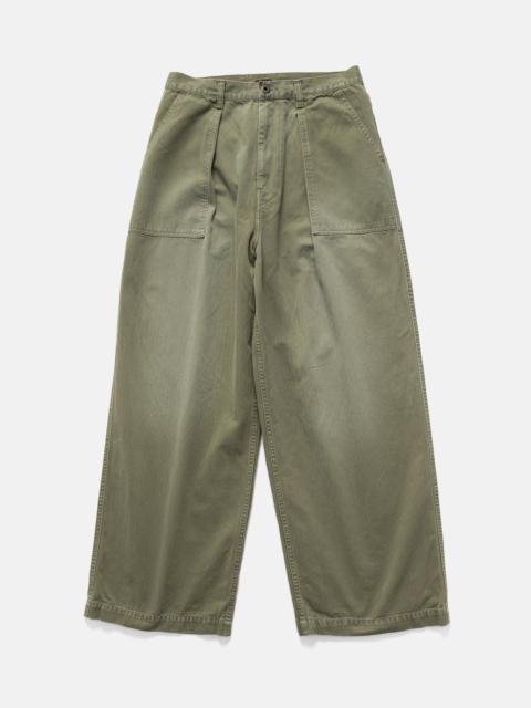 Kapital Herringbone FATIGUE Baggy Pants Khaki