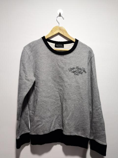 Other Designers Von Dutch Womens Gray Sweatshirt