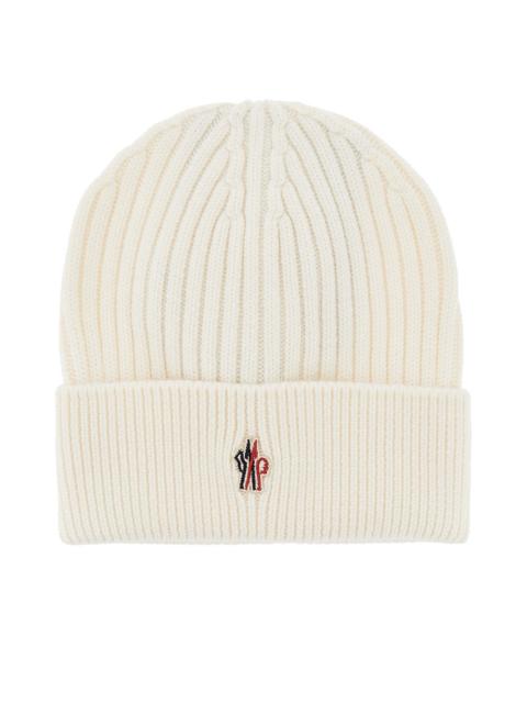 Moncler Grenoble Moncler Grenoble Wool Beanie Hat White
