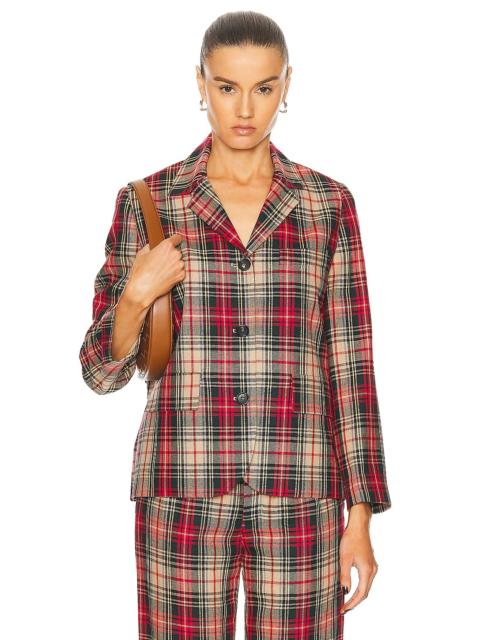 BODE Truto Plaid Suit Jacket