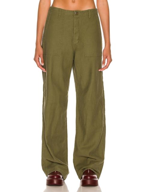 R13 Wide Leg Utility Pant