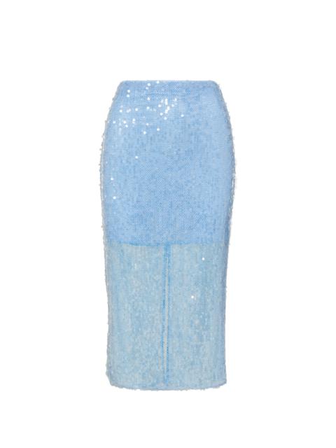 VERONICA BEARD ALLORA SEQUIN MIDI SKIRT