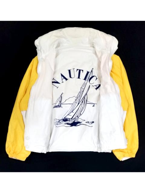 Other Designers RARE! VTG NAUTICA REVERSIBLE HOODIE SAILING GEAR