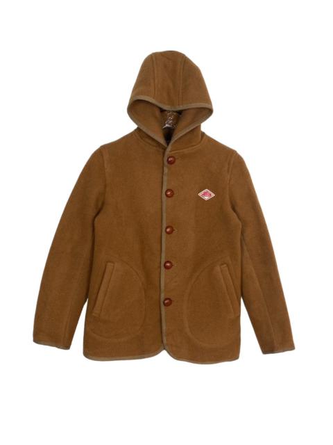 Other Designers Rare‼️ Danton Vetement Brown Wool Hoodie Jacket Made in Japan