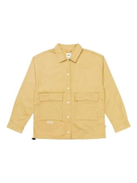 (WMNS) Vans Prep School Shacket 'Yellow' VN0002S5YUU