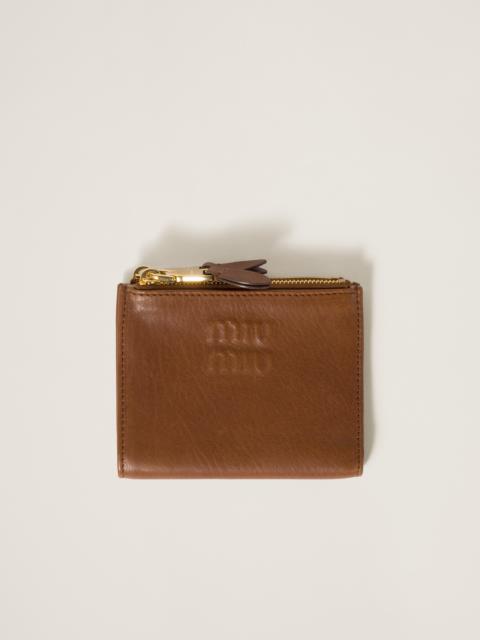 Miu Miu Small nappa leather wallet