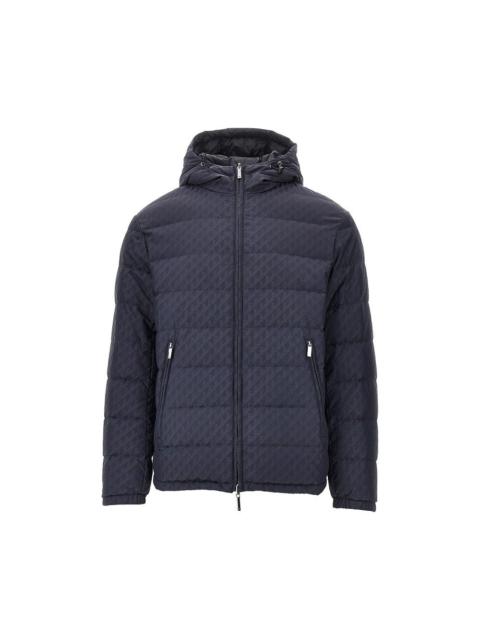EMPORIO ARMANI Emporio Armani Reversible Nylon Down Jacket Blue