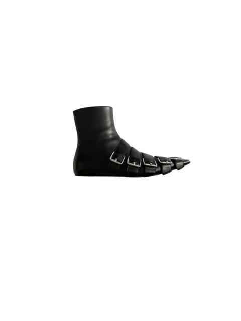 BALENCIAGA [Campaign] Balenciaga Fetish Pointy Buckles Soft Leather Boots (EU37) - Near Mint