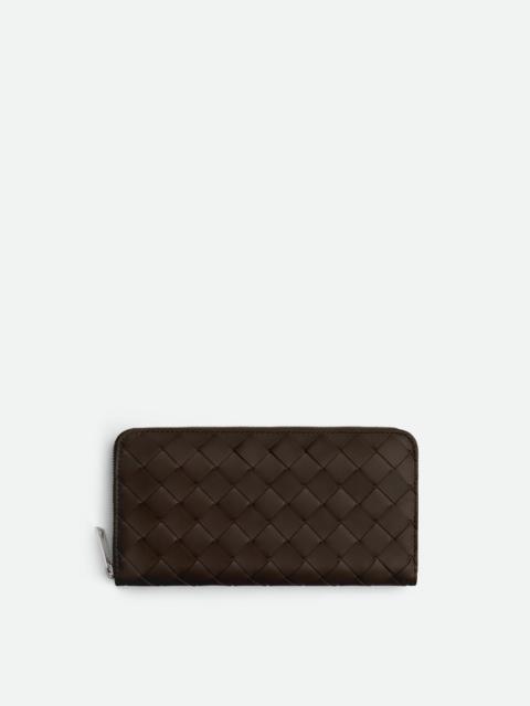 Bottega Veneta Intrecciato Zip Around Wallet