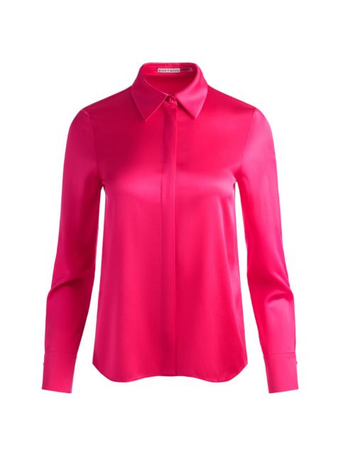 Alice + Olivia BRADY SILK BLOUSE