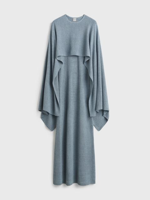 TOTEME Cape knit dress mistral