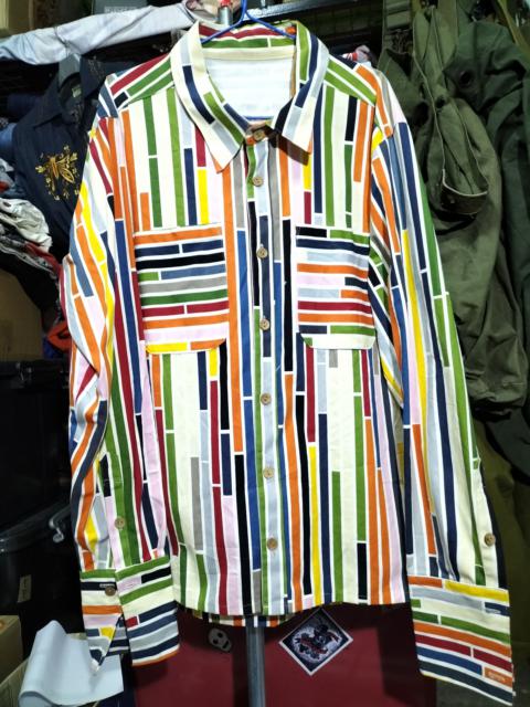 Other Designers Vintage 80s Duck Canvas Shirt Colourful fashion arts street