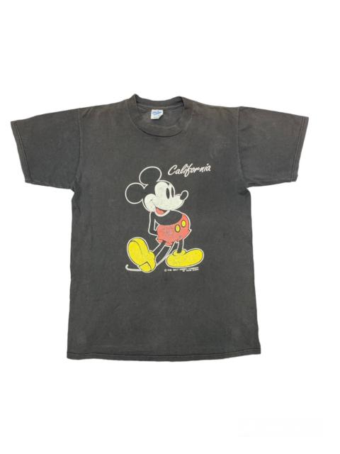 Other Designers Vintage Thrashed Faded 90s Velva Sheen Mickey Faded Tshirt
