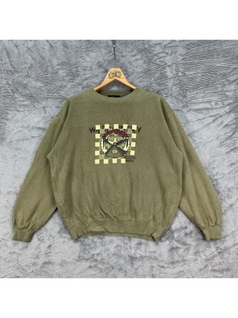 Other Designers Vintage - Wild Country Bicycle Moonlit Field Sweatshirts #4238-147