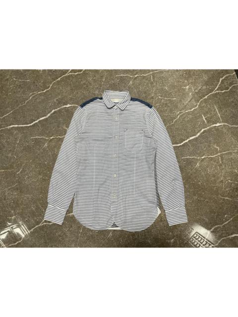 Junya Watanabe MAN Junya Watanabe Man - CDG - Stripe Polo Button Up - AD2010
