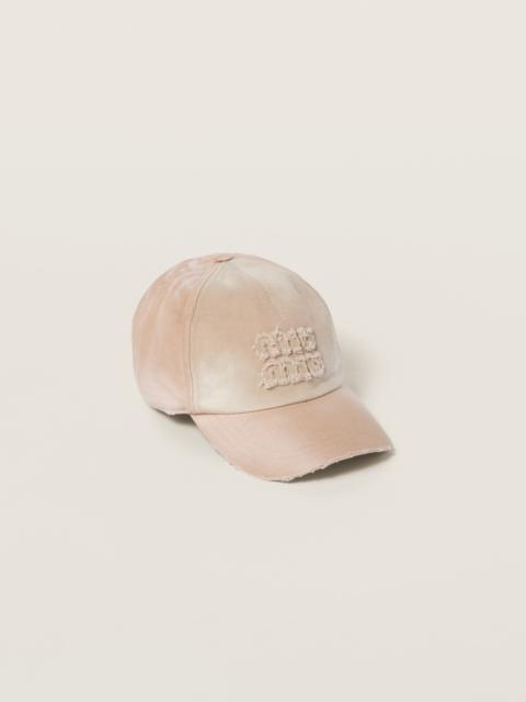Miu Miu Denim baseball cap