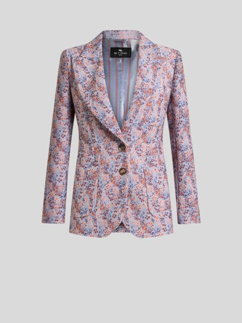 Etro MICRO FLORAL JACQUARD JACKET