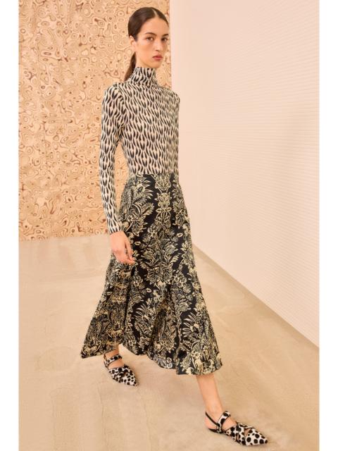 ULLA JOHNSON Aurelia Jersey Long Sleeve Turtleneck