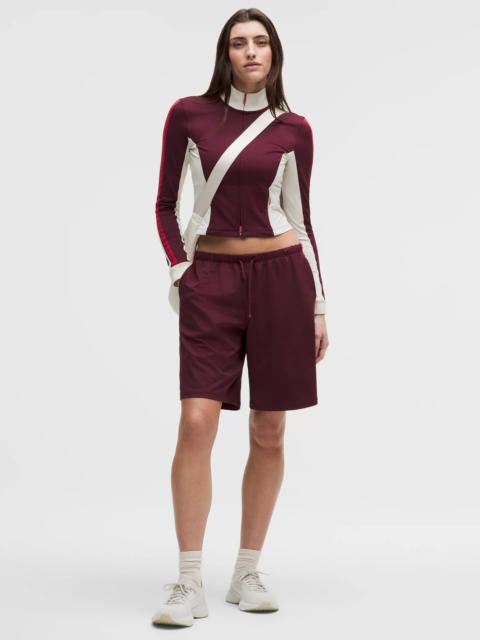 lululemon Striped Baggy Low-Rise Track Short 9.5"