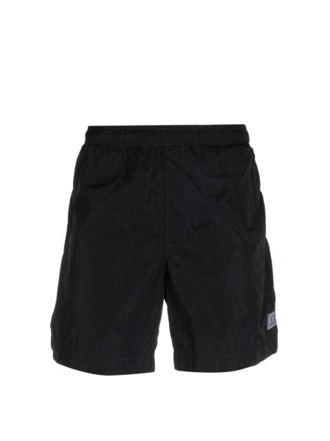 C.P. Company logo-patch swimming shorts