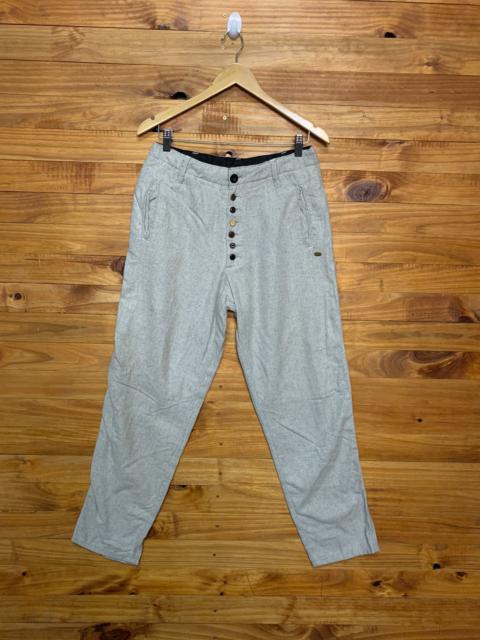 Other Designers Vintage - Vintage Cliptal Marine Peche Suspenders Trouser Navy Pants