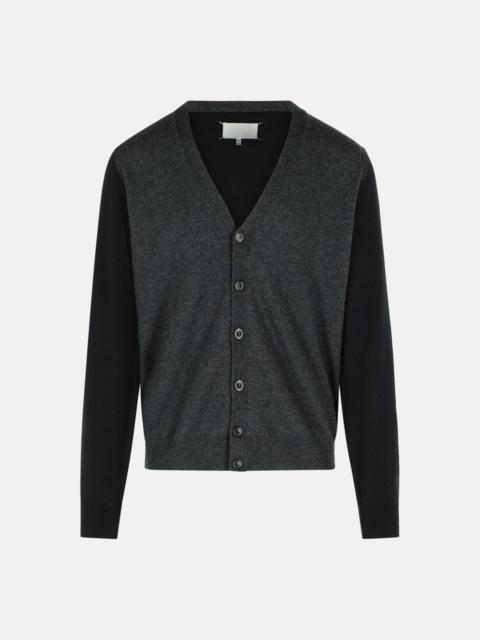 Maison Margiela GREY WOOL CARDIGAN