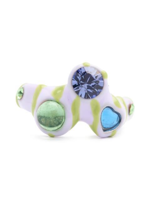 Collina Strada GRAPE STRIPE FLORENCE RING