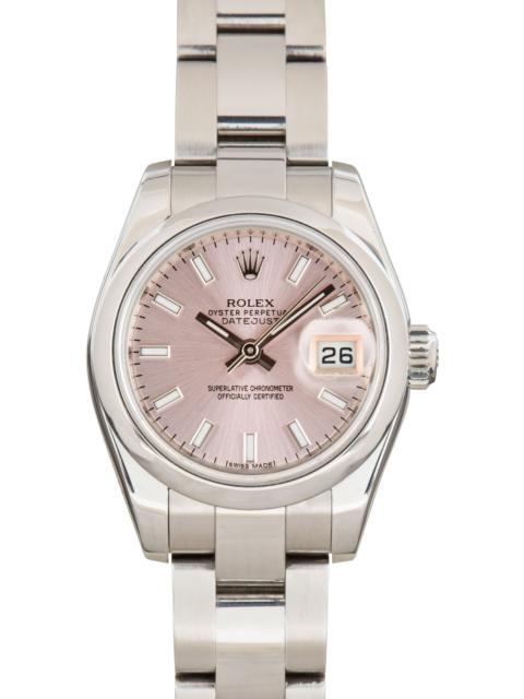 ROLEX Used Lady Rolex Datejust 179160 Pink Dial