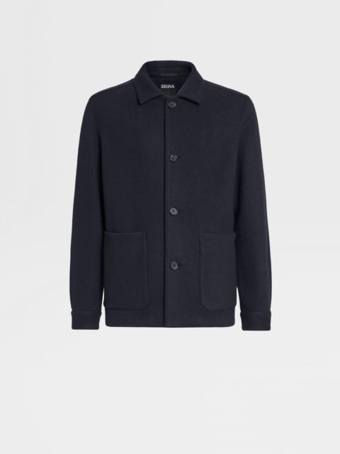 ZEGNA WOOL AND CASHMERE ALPE CHORE JACKET