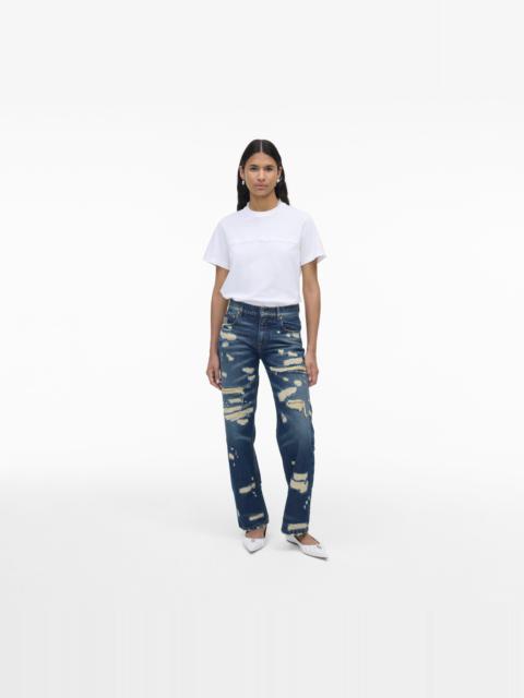 Marc Jacobs THE RIP AND REPAIR STRAIGHT JEAN