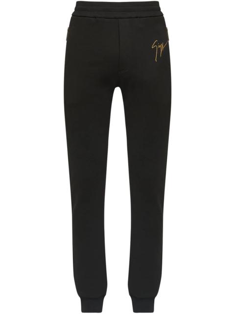Giuseppe Zanotti logo print-track pants