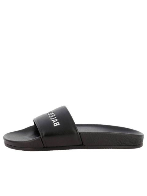 BALENCIAGA (WMNS) Balenciaga Pool Slides 'Black White' 517226WAL001006