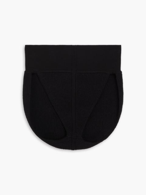 Rick Owens Ribbed cashmere-blend shorts