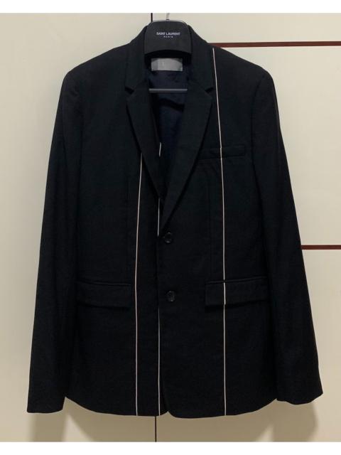 Dior Dior Homme 14FW Runway White Suit Black Wool