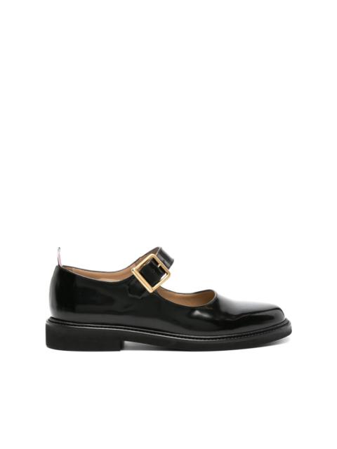 Thom Browne grosgrain-tab leather loafers