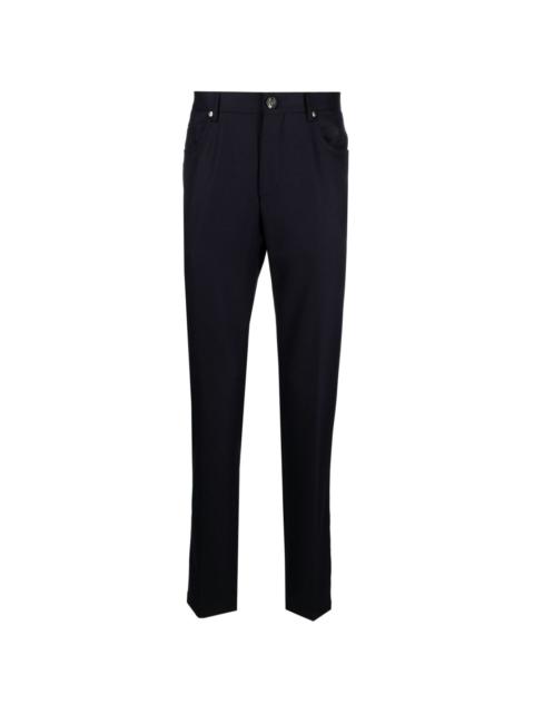 tapered virgin wool trousers