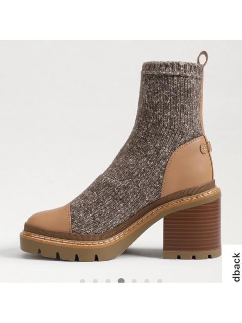Other Designers NIB Sam Edelman‎ ROZANNA KNIT BOOTIE in Cloud Knit Sz 9