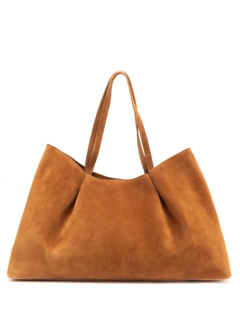 Elleme Dimple Tote Suede Cognac